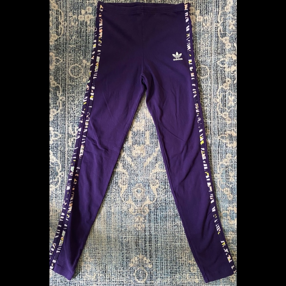 Purple Adidas girls leggings - NWOT